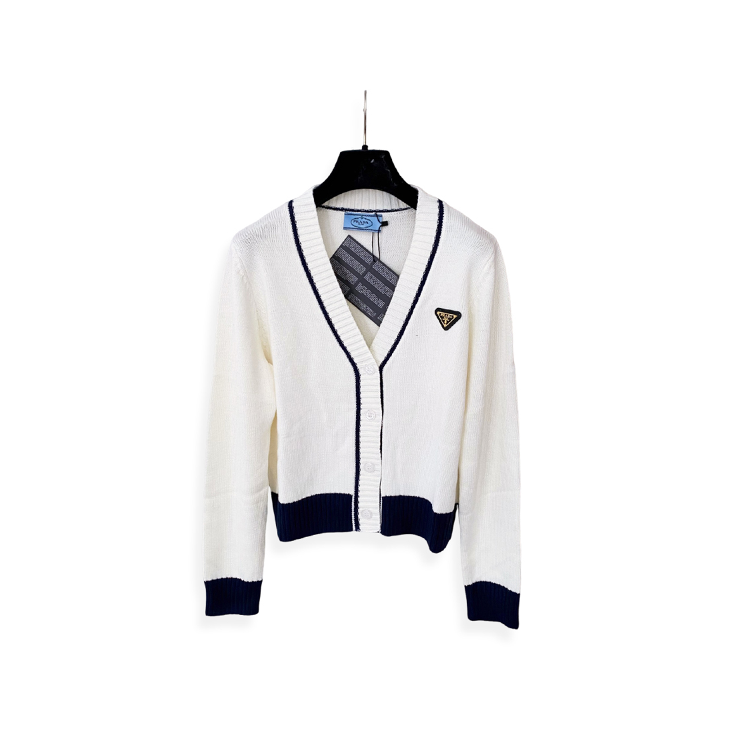 PRADA CONTRASTING CARDIGAN 